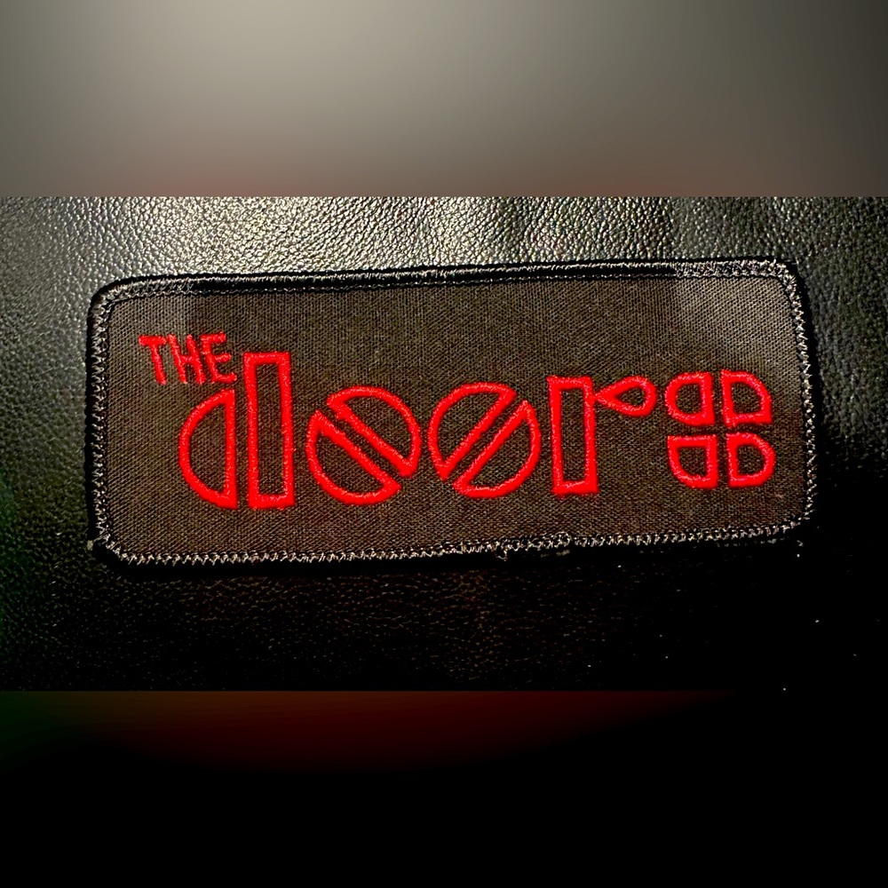The Doors Black Patch with Red Embroidery